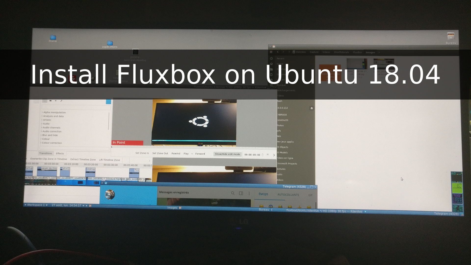 How to install FluxBox on Ubuntu