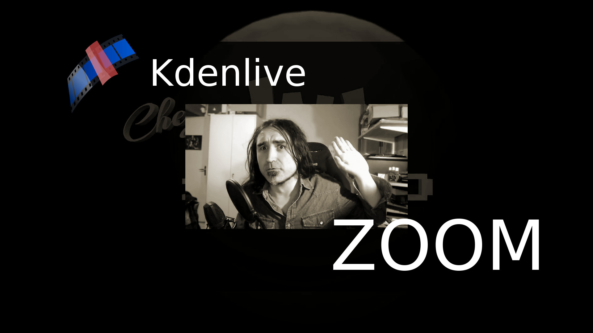 Kdenlive : Zoom in and out with effects and transitions between tracks